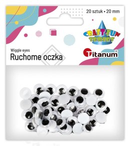 Oczy Titanum Craft-Fun Series ruchome 20mm