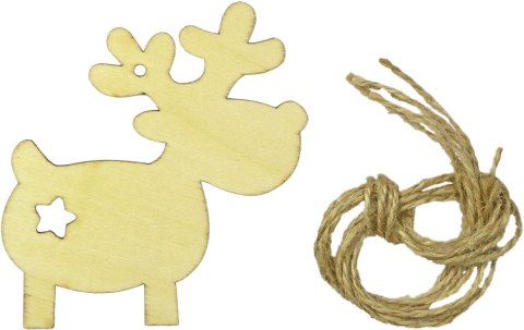 Ozdoba drewniana Titanum Craft-Fun Series zawieszki renifery (5903714533725) Ozdoba drewniana Titanum Craft-Fun Series zawieszki renifery (5903714533725)