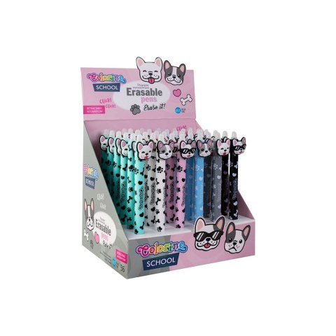 Długopis wymazywalny Patio Automatyczny Kids Dogs niebieski 0,5mm (54104PTR) Długopis wymazywalny Patio Automatyczny Kids Dogs niebieski 0,5mm (54104PTR)
