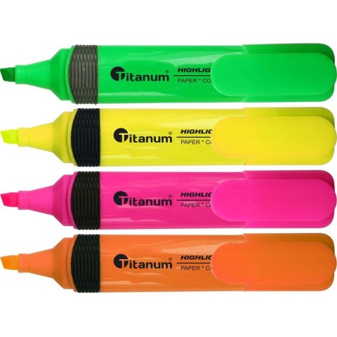 Zakreślacz Titanum Highlighter, mix 1,0-5,0mm (CLC1190) Zakreślacz Titanum Highlighter, mix 1,0-5,0mm (CLC1190)