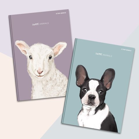 Brulion Top 2000 SWEET ANIMAL 400169480 A5 96k. 70g linia Brulion Top 2000 SWEET ANIMAL 400169480 A5 96k. 70g linia