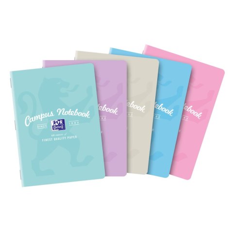 Zeszyt A5 CAMPUS PASTEL 60k. 90g linia [mm:] 150x210 Oxford (400160140)
