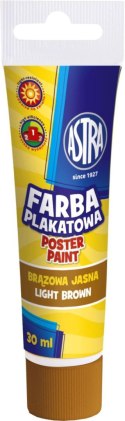 Farby plakatowe Astra kolor: brązowy jasny 30ml 1 kolor.