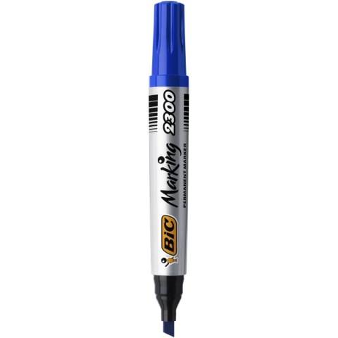 Marker permanentny Bic Marking 2300, niebieski 3,7-5,5mm ścięta końcówka (8209253) Marker permanentny Bic Marking 2300, niebieski 3,7-5,5mm ścięta końcówka (8209253)