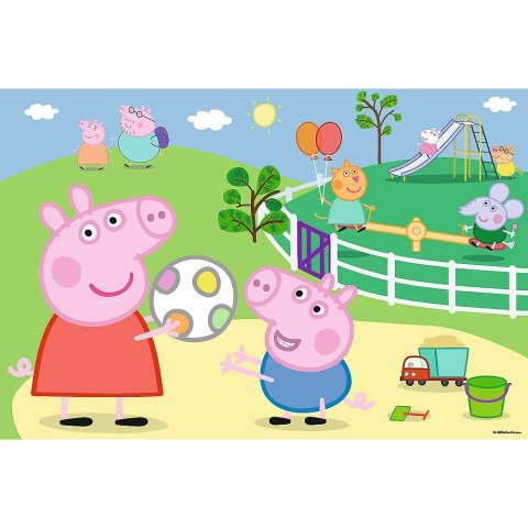 Puzzle Trefl Peppa Pig Zabawy w gronie przyjaciół 60 el. (17356) Puzzle Trefl Peppa Pig Zabawy w gronie przyjaciół 60 el. (17356)