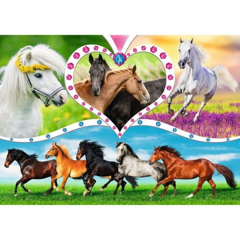 Puzzle Trefl Piękne konie 200 el. (13248) Puzzle Trefl Piękne konie 200 el. (13248)