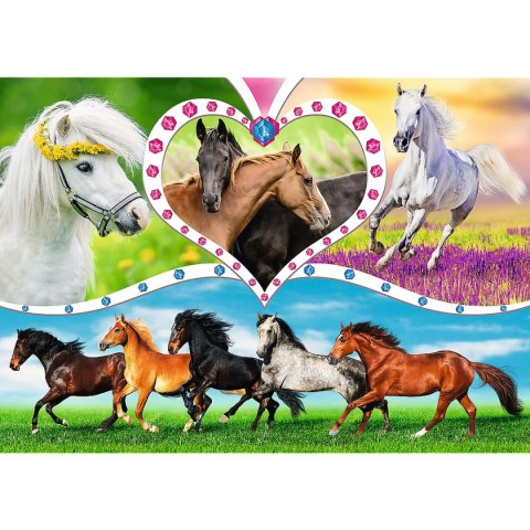 Puzzle Trefl Piękne konie 200 el. (13248) Puzzle Trefl Piękne konie 200 el. (13248)