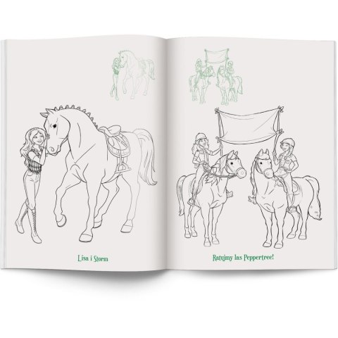 Książka dla dzieci Ameet Horse Club Kolorowanka z Naklejkami (Nak-8401) Książka dla dzieci Ameet Horse Club Kolorowanka z Naklejkami (Nak-8401)
