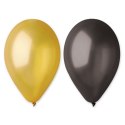 Balon gumowy Godan złote i czarne/ 50 szt. 300mm 12cal (GM90/39-65)
