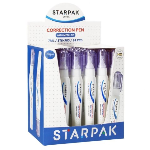 Korektor w długopisie (piórze) Starpak 7ml (521356) Korektor w długopisie (piórze) Starpak 7ml (521356)