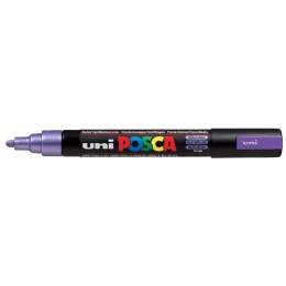 Marker specjalistyczny Uni Posca, fioletowy metaliczny 1,8-2,5mm okrągła końcówka (PC-5M metalic)