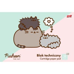 Blok techniczny Unipap PUSHEEN A4 biały 10k