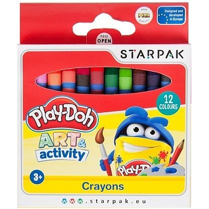 Kredki świecowe Starpak Play-Doh 12 kol. (453892)