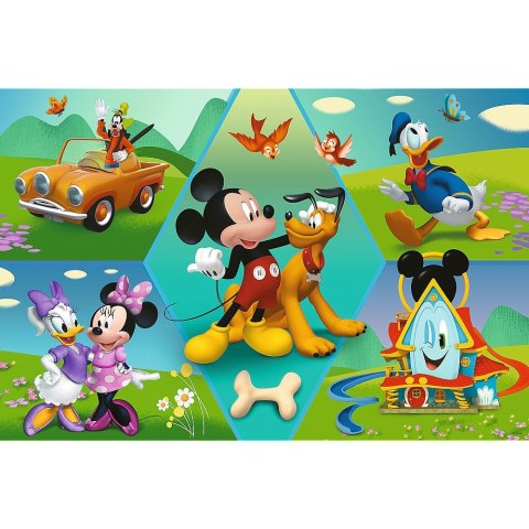 Puzzle Trefl Disney Standard XXL Z Mikim zawsze jest wesoło 60 el. (50014) Puzzle Trefl Disney Standard XXL Z Mikim zawsze jest wesoło 60 el. (50014)
