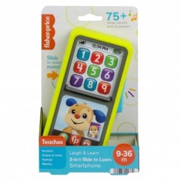 Telefon zabawkowy smartfonik 2w1 przesuwaj i ucz się Fisher Price (HNL43)