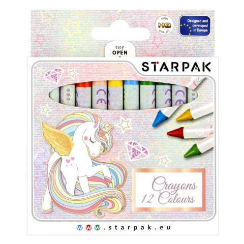 Kredki ołówkowe Starpak Unicorn 12 kol. (490949)