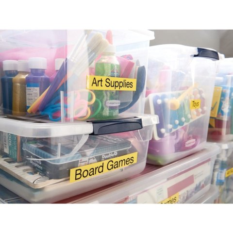 Taśma do drukarki etykiet 19x7 [mm x m] czarny Dymo (45808)