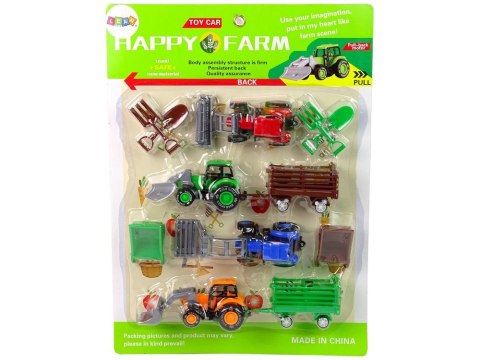 Traktor Zestaw Farma Maszyny Rolnicze Traktory Taczki Lean (12129)