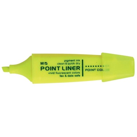 Zakreślacz Point Liner AHM21572 M&G zapachowy ścięta końcówka 1-4 mm żółty Zakreślacz Point Liner AHM21572 M&G zapachowy ścięta końcówka 1-4 mm żółty