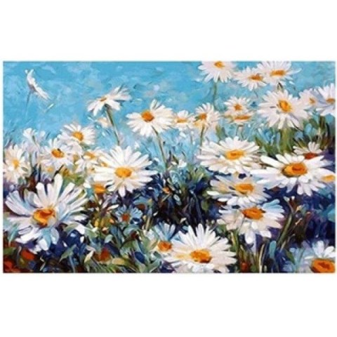 Zestaw kreatywny Norimpex Diamentowa mozaika stokrotki 40x30cm (NO-1007769) Zestaw kreatywny Norimpex Diamentowa mozaika stokrotki 40x30cm (NO-1007769)