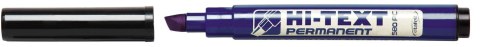 Marker permanentny Fibracolor Hi-Text 580/PB, niebieski 6,0mm ścięta końcówka