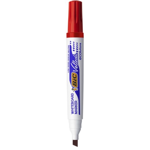 Marker suchościeralny Bic Velleda Ecolutions 1751, czerwony 3,7-5,5mm ścięta końcówka (904948) Marker suchościeralny Bic Velleda Ecolutions 1751, czerwony 3,7-5,5mm ścięta końcówka (904948)