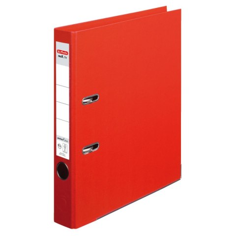 Segregator dźwigniowy Herlitz Q. file Standard A4 50mm czerwony (0011167491)