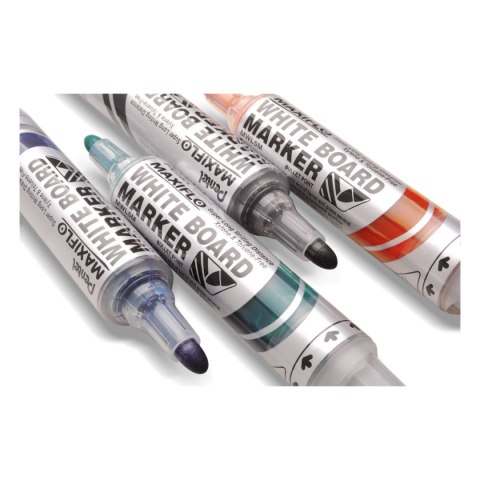 Marker suchościeralny Pentel, czarny 2,0-2,5mm okrągła końcówka Marker suchościeralny Pentel, czarny 2,0-2,5mm okrągła końcówka