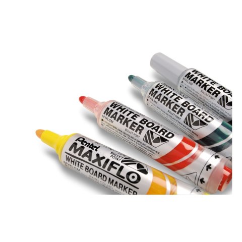 Marker suchościeralny Pentel, czarny 2,0-2,5mm okrągła końcówka Marker suchościeralny Pentel, czarny 2,0-2,5mm okrągła końcówka