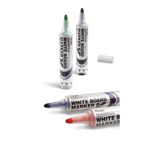 Marker suchościeralny Pentel, czarny 2,0-2,5mm okrągła końcówka Marker suchościeralny Pentel, czarny 2,0-2,5mm okrągła końcówka