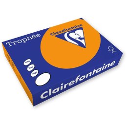 Papier kolorowy Trophee kolorowy A4 pomarańczowy 160g (xca41765)