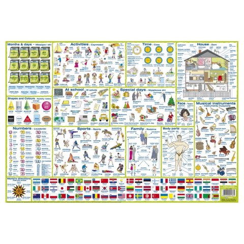 Podkład na biurko karton pokryty folią [mm:] 490x340 Derform (SPOA)