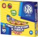 Farby plakatowe Astra kolor: czarny 30ml 1 kolor.