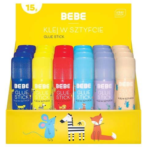 Klej w sztyfcie Bebe BB KIDS 15g 15g (5902277327833) Klej w sztyfcie Bebe BB KIDS 15g 15g (5902277327833)