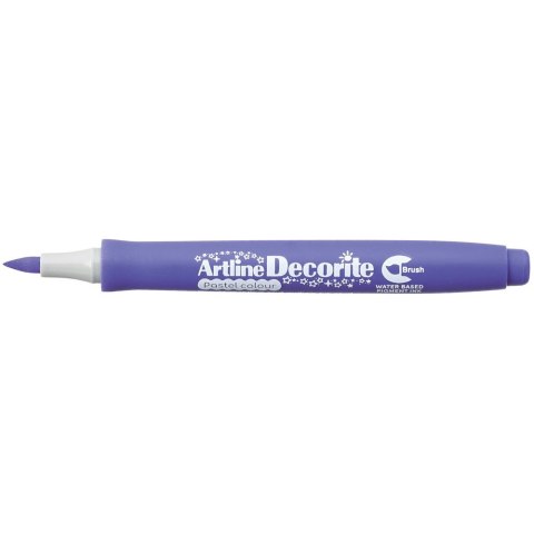 Marker specjalistyczny Artline pastelowy decorite, fioletowy pędzelek końcówka (AR-035 6 4)