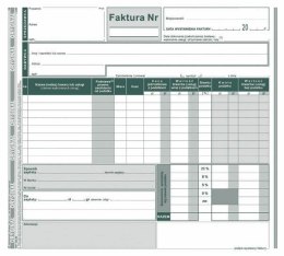 Druk offsetowy Faktura VAT brutto 2/3 A4, 80 kartek,o+1kopia 2/3 A4 80k. Michalczyk i Prokop (142-2E)