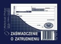 Druk samokopiujący Michalczyk i Prokop Zaświadczenie o zatrudnieniu A6 80k. (502-5)