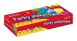 Farby plakatowe Herlitz kolor: mix 20ml 10 kolor. (9560442)