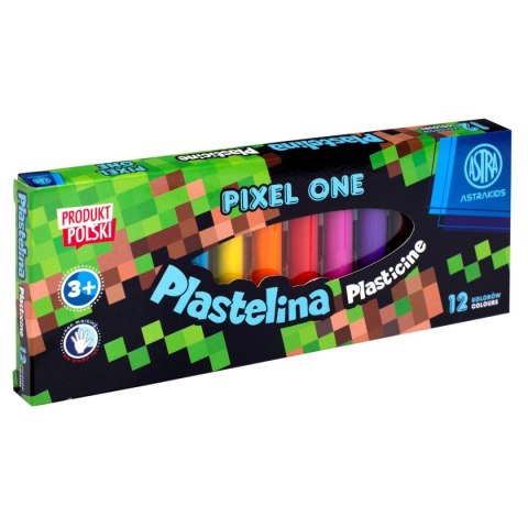 Plastelina Astrino 12 kol. pixel one mix (303221005) Plastelina Astrino 12 kol. pixel one mix (303221005)
