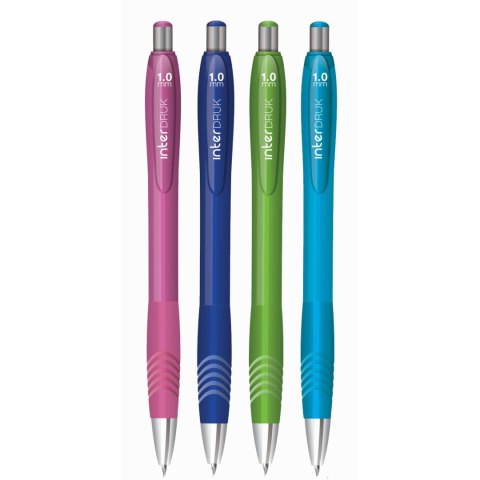 Długopis żelowy Interdruk niebieski 0,7mm (IDŁOC)