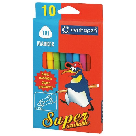 Flamaster Centropen superspieralny 10 kol. (2570/10)