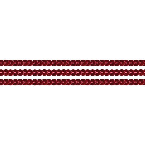 Taśma ozdobna Craft-Fun Series z cekinów 6x2 [mm x m] czerwona Titanum (363632)