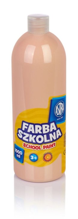 Farby plakatowe Astra szkolne kolor: cielisty 1000ml 1 kolor.