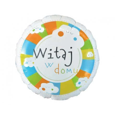Balon foliowy Godan Witaj w domu 18cal (FG-OWWD) Balon foliowy Godan Witaj w domu 18cal (FG-OWWD)