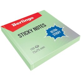 Notes samoprzylepny Berlingo zielony 100k [mm:] 75x75 (270293)