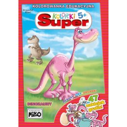 Książeczka edukacyjna Super kolorki. Dinozaury Niko