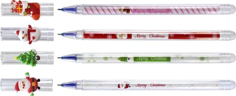 Długopis wymazywalny Fun&Joy CHRISTMAS niebieskie 0,7mm Długopis wymazywalny Fun&Joy CHRISTMAS niebieskie 0,7mm