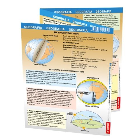 Książeczka edukacyjna maxi ściąga geografia Demart