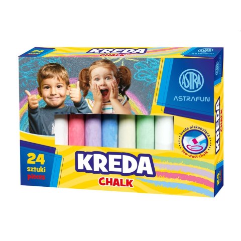 Kreda Astra Fun tablicowa kolor: mix 24 szt (330022001) Kreda Astra Fun tablicowa kolor: mix 24 szt (330022001)