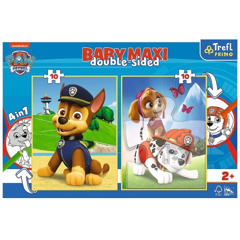 Puzzle Trefl Baby MAXI 2x10 Drużyna Paw Patro 20 el. (43003) Puzzle Trefl Baby MAXI 2x10 Drużyna Paw Patro 20 el. (43003)